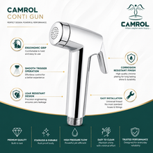 Camrol Conti Gun ABS Health Faucet for Bathroom Toilet | Chrome