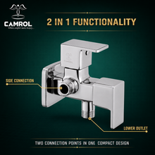 Camrol Rose 2 in 1 Angle Valve With C.p Flange