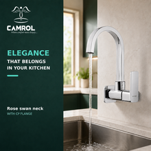 Camrol Rose Sink Cock With C.p Flange