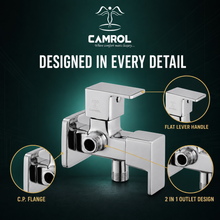 Camrol Rose 2 in 1 Angle Valve With C.p Flange