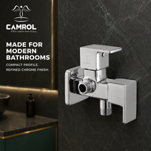 Camrol Rose 2 in 1 Angle Valve With C.p Flange