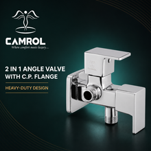 Camrol Rose 2 in 1 Angle Valve With C.p Flange