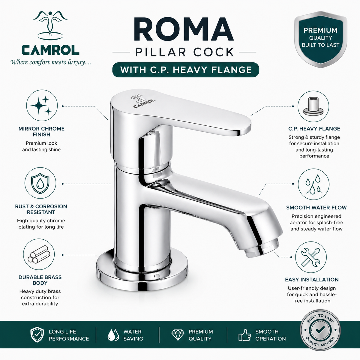 Camrol Roma Pillar Cock