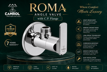 Camrol Roma Angle Valve With C.p Flange
