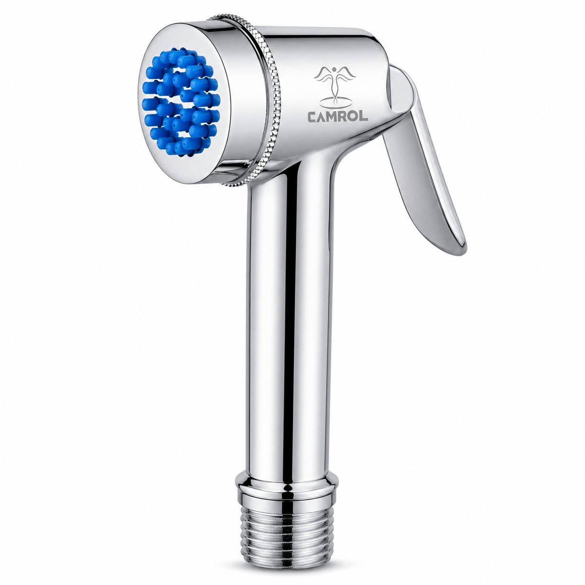 Camrol Stainless Steel ABS Perry Health Faucet Gun | Jet Spray for Toilet & Bathroom | Brushed Silver | Without Hose & Wall Hook