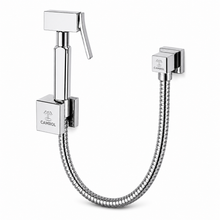 Camrol Pure Brass Hex Gun Tube With Sumo Hook Health Faucet | Jet Spray for Toilet | Health Faucet Gun | Hand Shower for Toilet | Chrome Finish