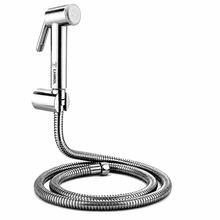 Camrol Jaguar ABS Tube with ABS Hook Health Faucet Gun | Hand Jet Bidet Spray Head | Health Faucet for Bathroom | Wall Mount Installation | Chrome