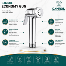 CAMROL Stainless Steel Health Faucet for Bathroom | Jet Spray for Toilet | Handheld Bidet Spray | 304 Grade Stainless Steel | Brushed Silver Finish