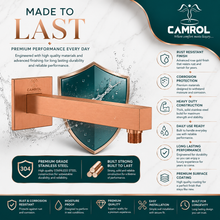 Camrol SHOWER ARM PVD Rose Gold 18"