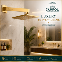 Camrol SHOWER ARM PVD Gold 18"