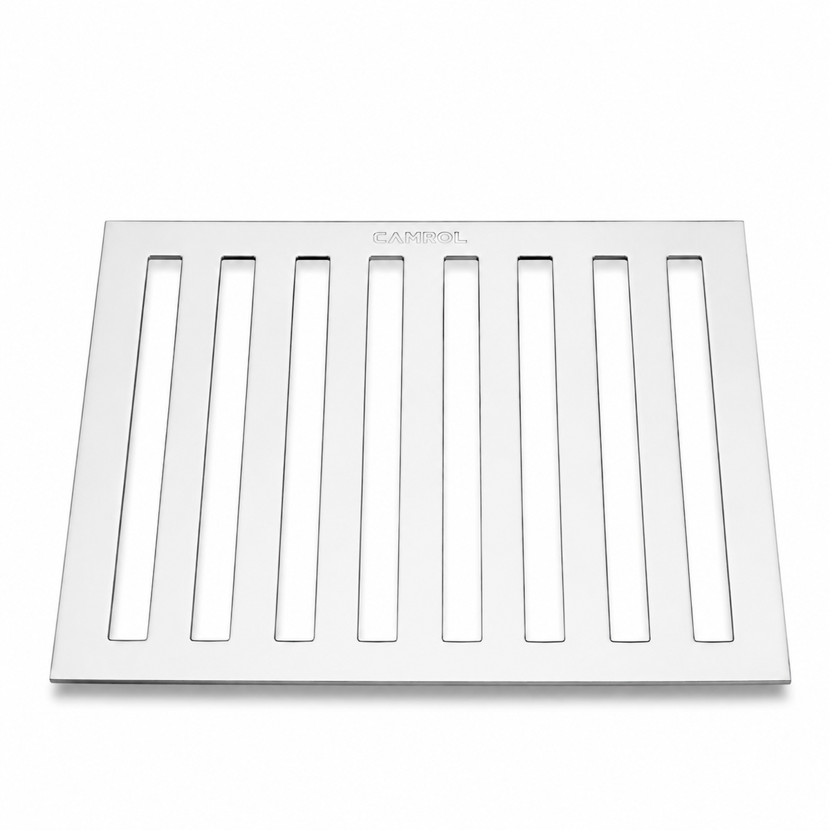 Camrol Jali Premium Square Vertical Grating Stainless Steel Floor Drain | Premium Drain Cover | Rust & Corrosion Resistant | Square Floor Drain for Bathroom, Kitchen, Balcony & Terrace