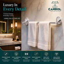 Camrol Towel rod oval cp