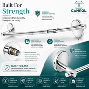 कैमरॉल टॉवल रॉड ओवल सीपी
