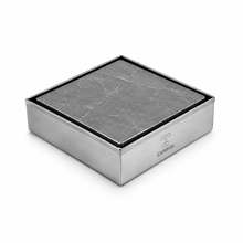 Camrol Square Tile Insert Floor Drain | 304 Stainless Steel | Invisible Shower Drain Channel | Waste Water Floor Drain for 13mm Tile | Drainer Channel | Anti Cockroach Trap | Silver