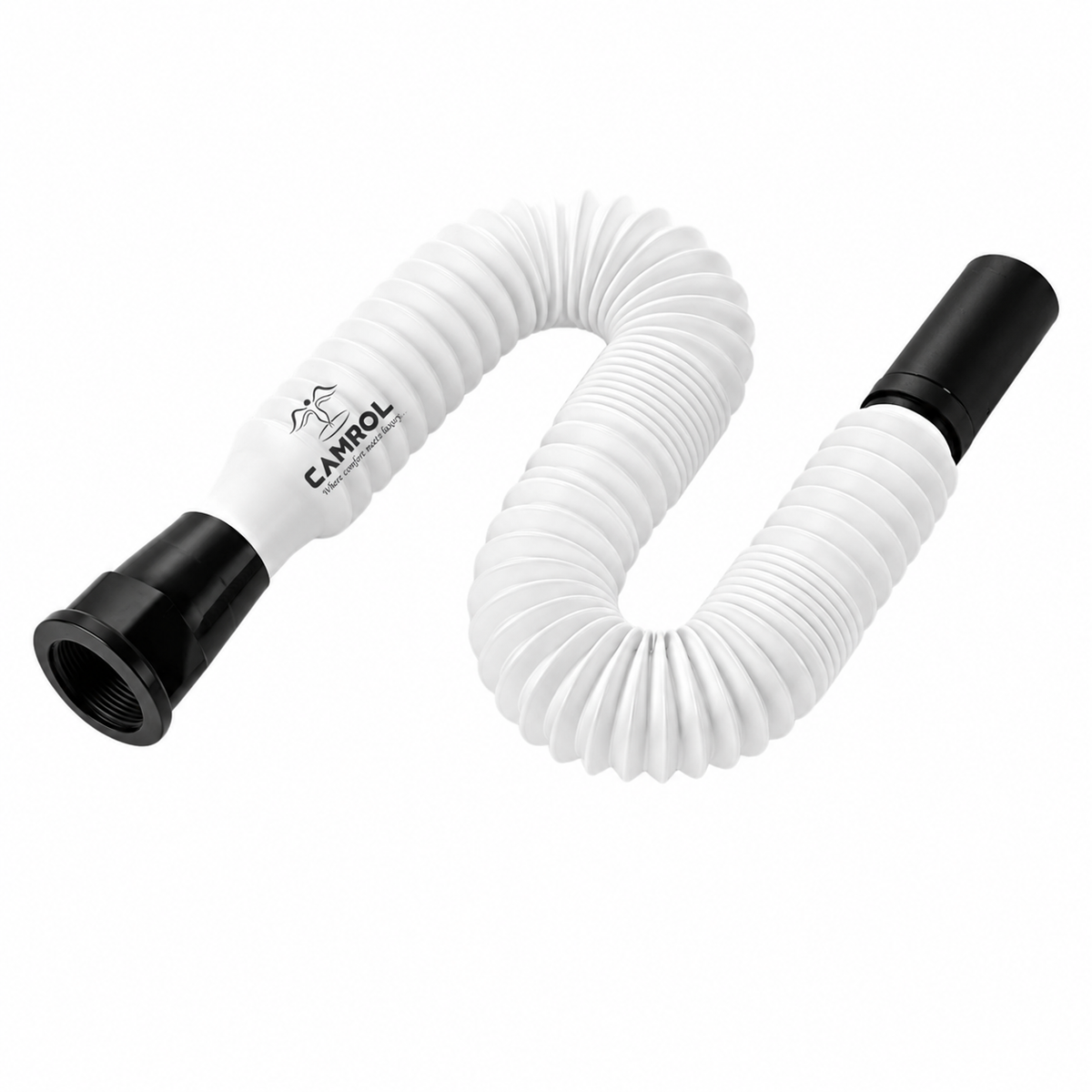 Camrol Flexible Sink Drain Pipe for Kitchen & Bathroom | Leak-Proof & Clog-Preventive Waste Pipe | Flexible Basin Drain Hose