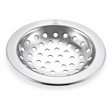 Camrol Eco Round Beeding Plain Jali | Stainless Steel Floor Drain Cover with Plain | Chrome Finish | Bathroom, Kitchen & Balcony Floor Drain