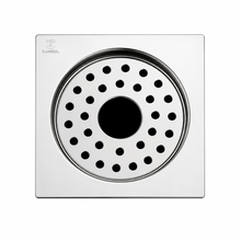 Camrol 5 x 5 Inches Stainless Steel Square Flat Cut Floor Water Drain | Premium Locking square Hole Jali Grating Trap with Lock | Bathroom & Kitchen Drain Cover | Rust & Corrosion Resistant | Silver