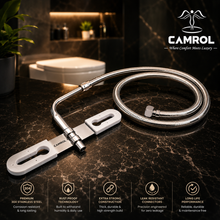 Camrol 304 Stainless Steel Jet Spray | Hands-Free Jet Spray for Toilet Seat | Chrome | Full Set