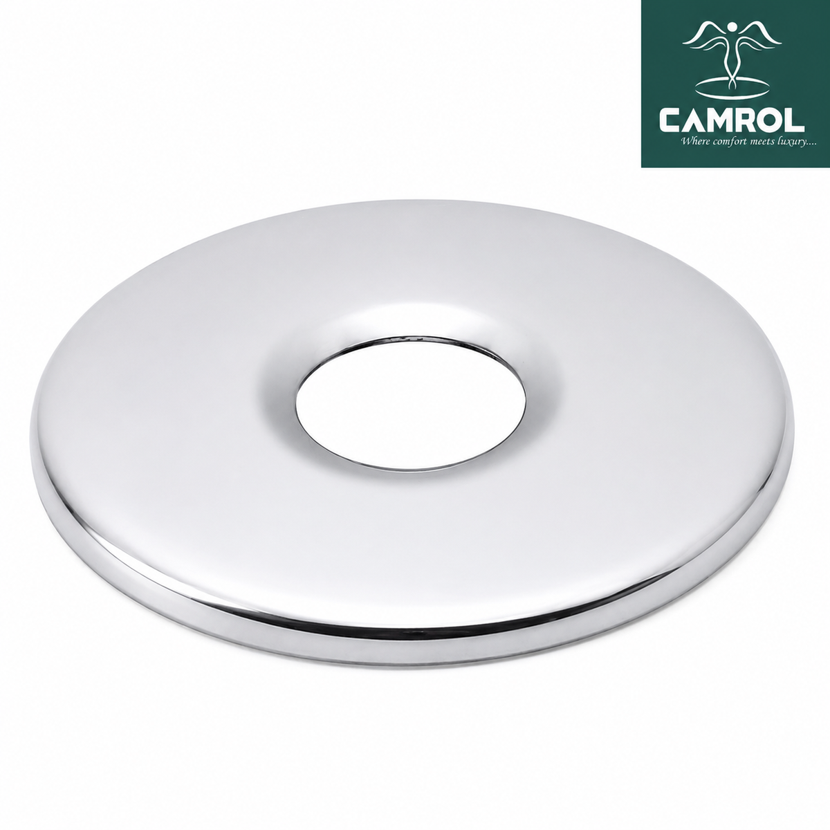 Camrol Arise Wall Flange | Premium Grade Stainless Steel Wall Flange for Kitchen Taps, Bathroom Taps & Faucets | Chrome Plated