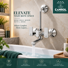Camrol Rose Wall Mixer With L-Bend