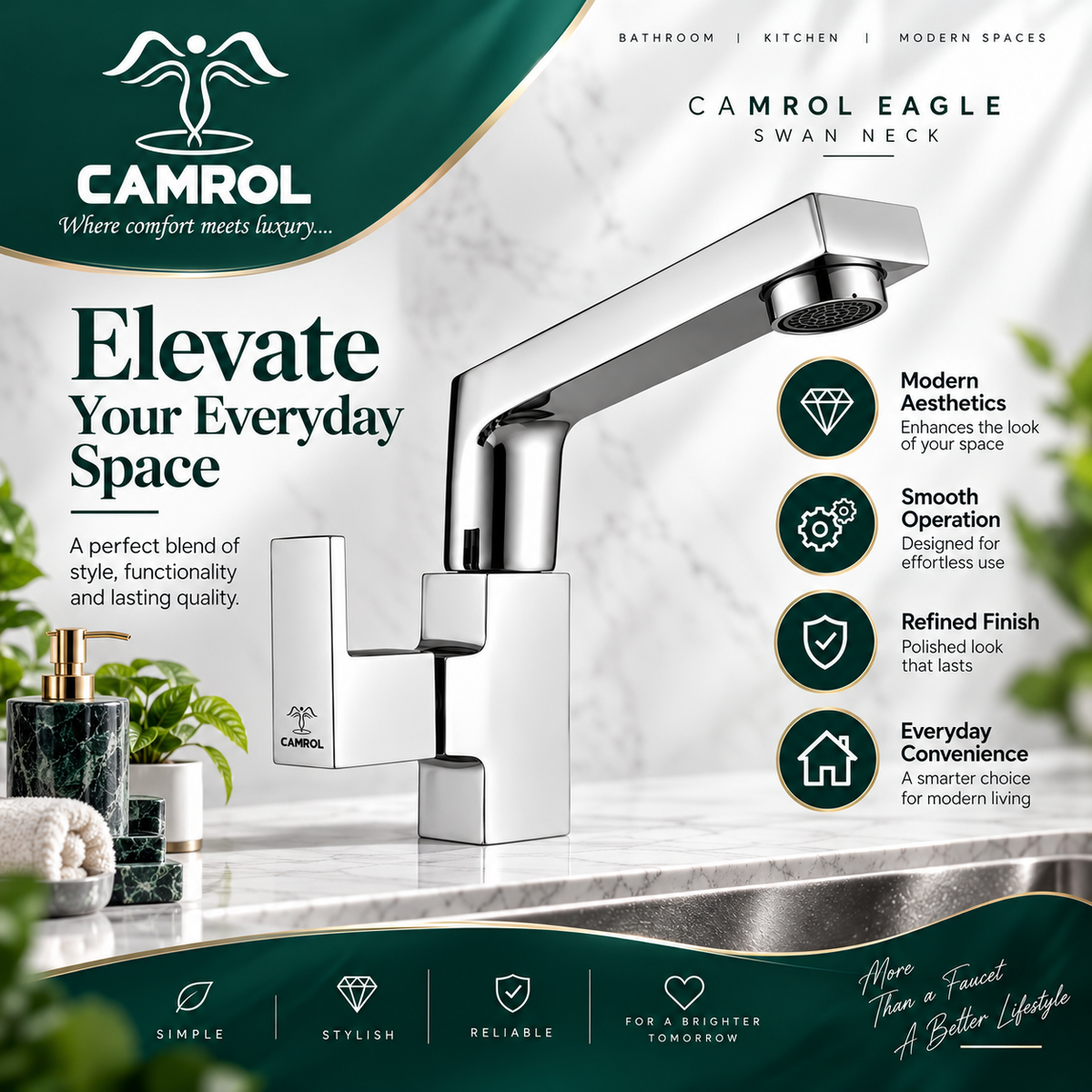 Camrol Eagle Swan Neck