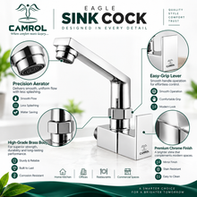 Camrol Eagle Sink Cock With C.p Flange