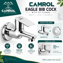 Camrol Eagle Bib Cock With C.p Flange