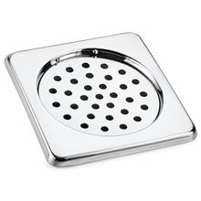 CAMROL 5x5 Inches Square Floor Drain | Stainless Steel 304 Grade Floor Trap Jali/Drain Cover | Anti-Rust, Satin Finish & Locking Design