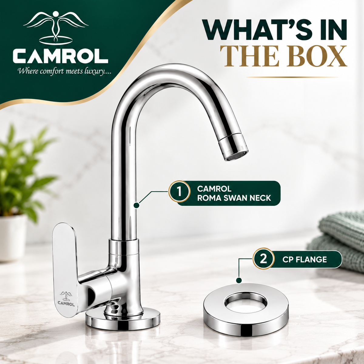 Camrol Roma Swan Neck