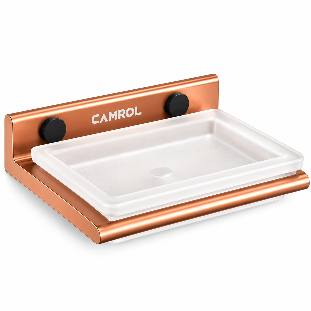 ALU SINGLE SOAP DISH ROSE GOLD