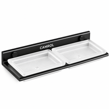 ALU DOUBLE SOAP DISH