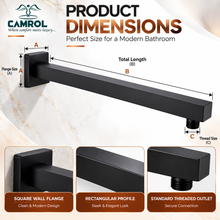 Camrol SHOWER ARM PVD Black  18"