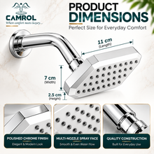 Camrol Shower ABS Overhead Chrome Shower