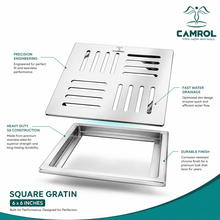 Camrol JALI PREMIUM SQUARE GRATING