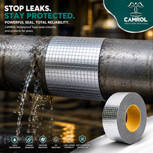 Camrol Super Strong Repair Waterproof Tape | Permanent Leak Repair Solution | Rubber Aluminium Foil Tape for Roof, Pipe, Tank, Window & Surface Leakage | Silver