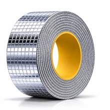 Camrol Super Strong Repair Waterproof Tape | Permanent Leak Repair Solution | Rubber Aluminium Foil Tape for Roof, Pipe, Tank, Window & Surface Leakage | Silver