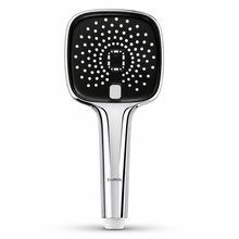 Camrol 5 Function Black Magic Hand Shower for Bathroom | Anti-Clog Silicone Nozzles | High Pressure | Black | Full Set